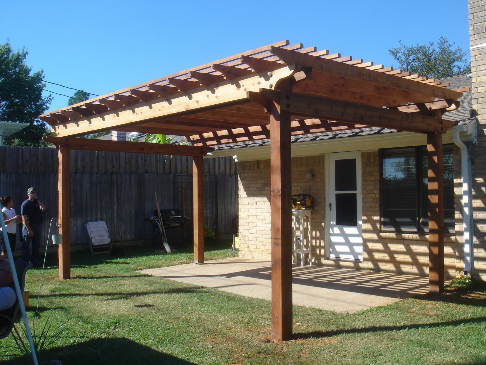 Modern Simple Pergola And Gazebo Design Trends Attached To ...