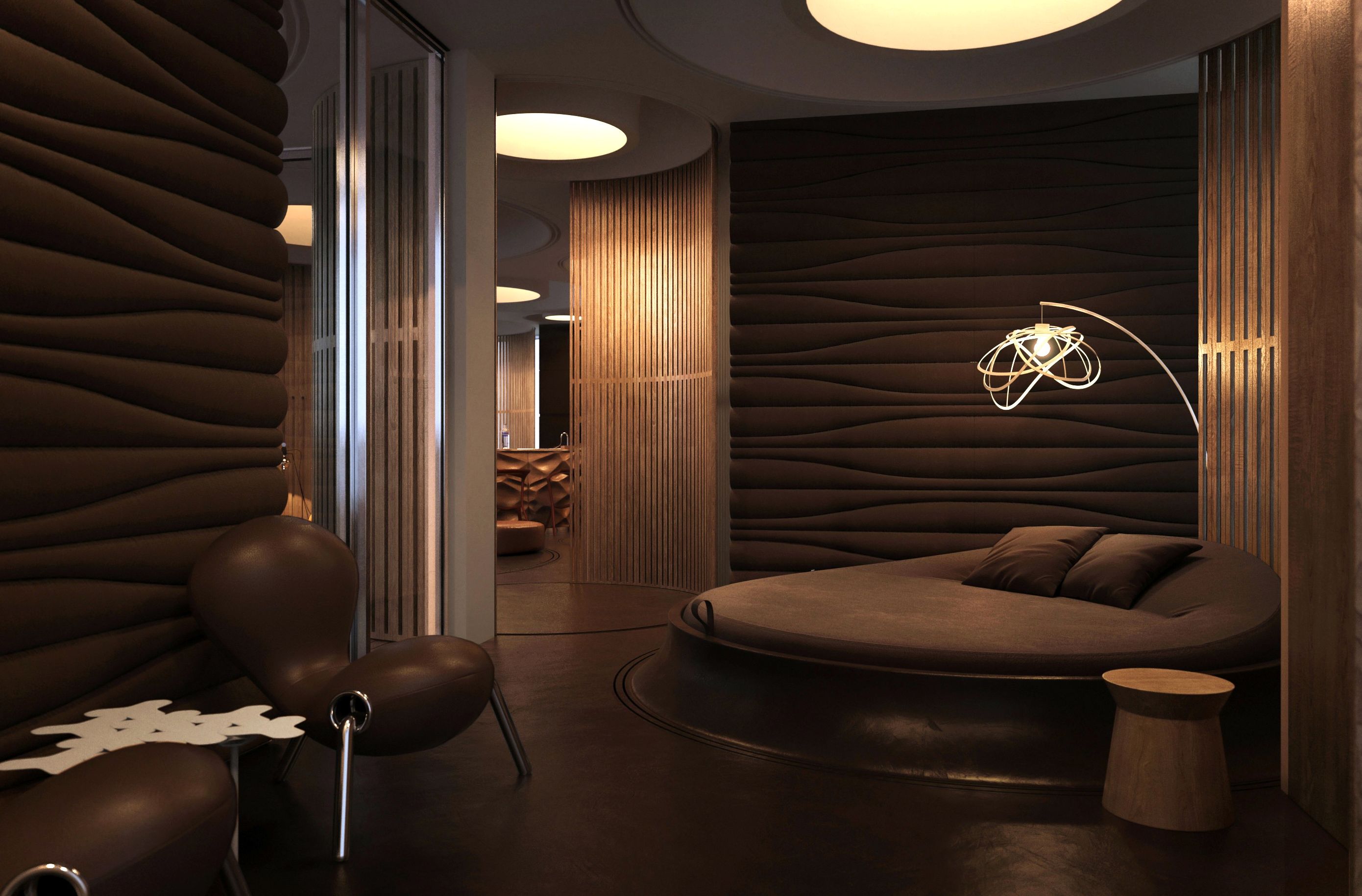 Elegant Impressive Design  Brown  Bedroom  Ideas  With Warm 
