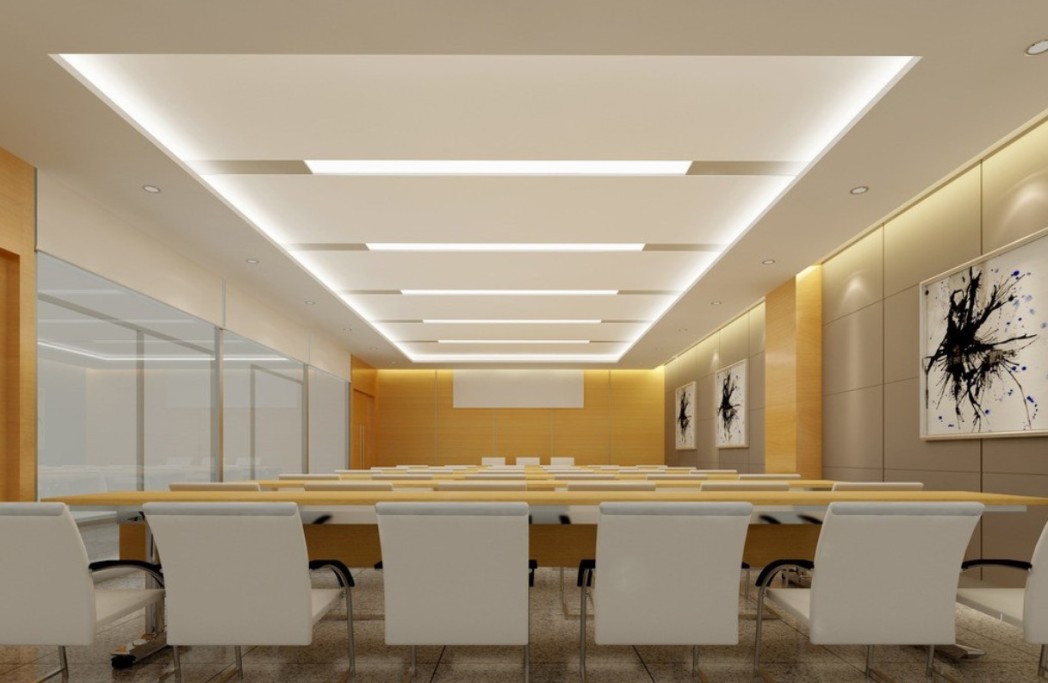 Futuristic Lamp Interior Design Ideas With White Seat Beside